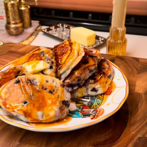 Grammy's Blueberry Pancakes 🥞🫐