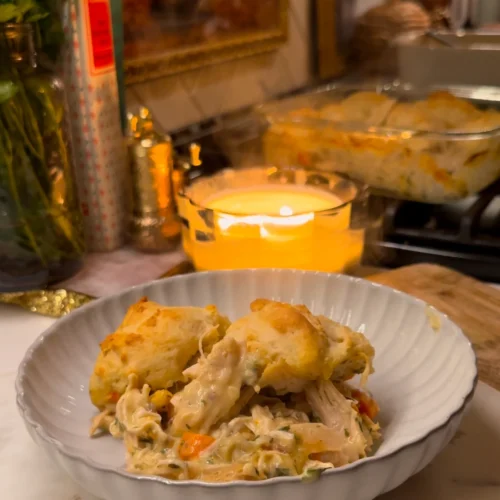 Chicken Biscuit Cobbler