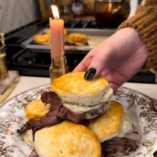 French Dip Biscuit Melts