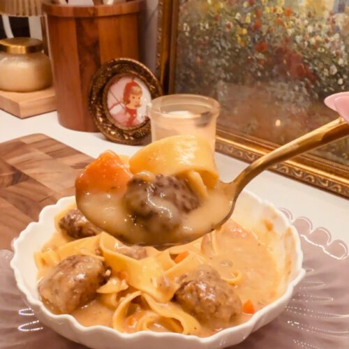 Creamy Swedish Meatball Stew
