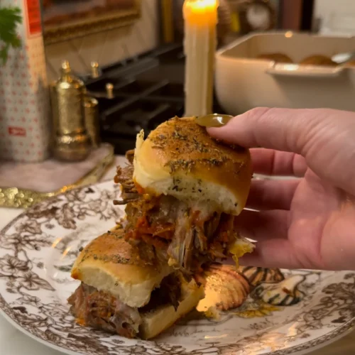 Italian Pot Roast Sliders