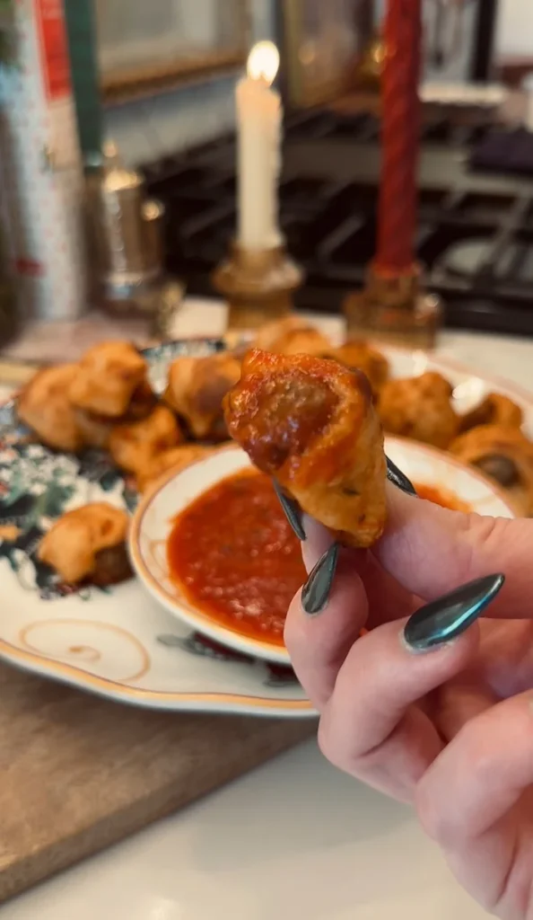 Meatball Parm in a Blanket