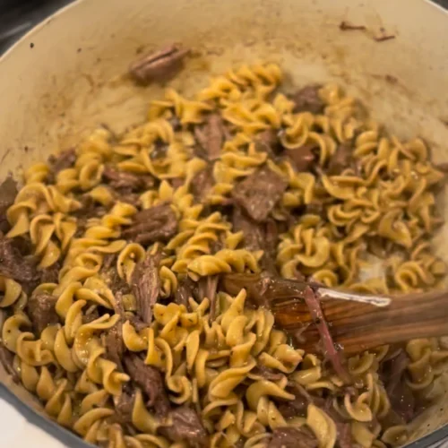 THE BEST Beef and Noodles
