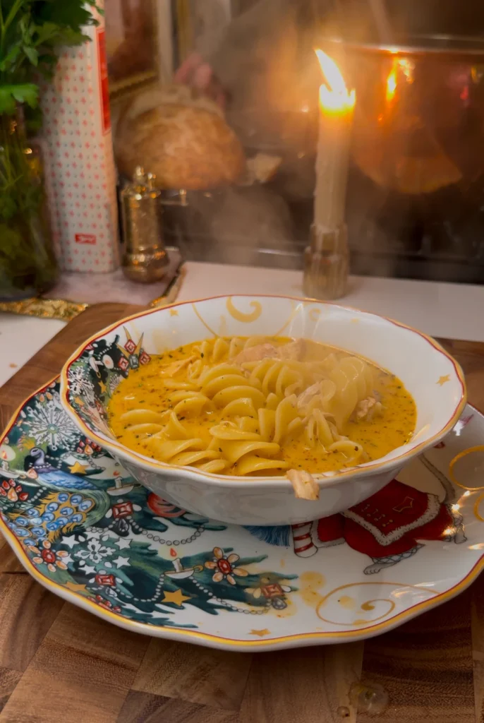 Tuscan Marry Me Chicken Noodle Soup