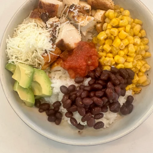 Copycat Chipotle Chicken Burrito Bowls