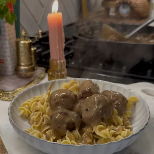 Divine Swedish Meatballs + Gravy Recipe