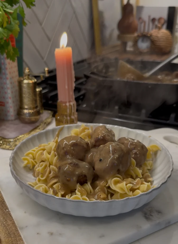 Divine Swedish Meatballs + Gravy Recipe
