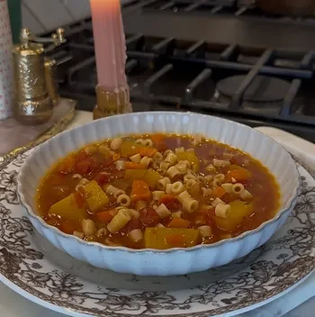 Fall Minestrone With Butternut Squash