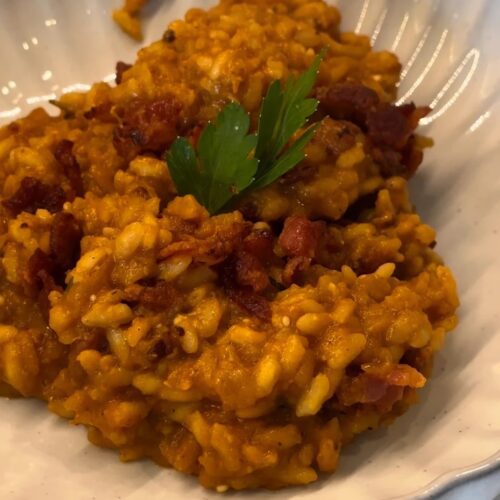 Bacon Pumpkin Risotto