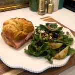 Sweet and Savory Ham and Cheese Baked Croissants