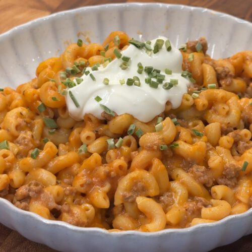 One-Pan Cheesy Beefy Mac 🔥✨ (Like Hamburger Helper, But Better)