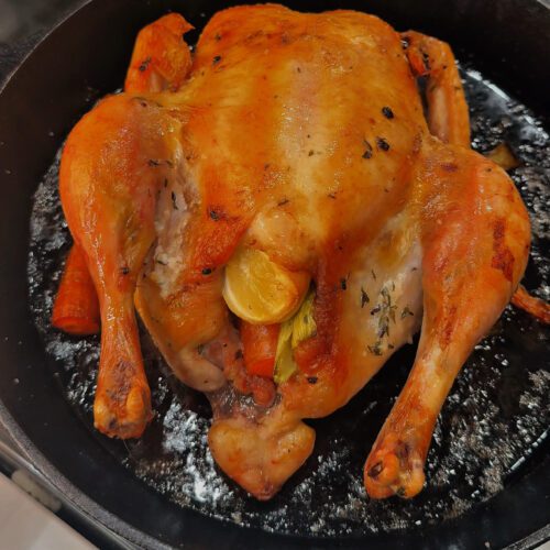 Easter Lemon Butter Roast Chicken