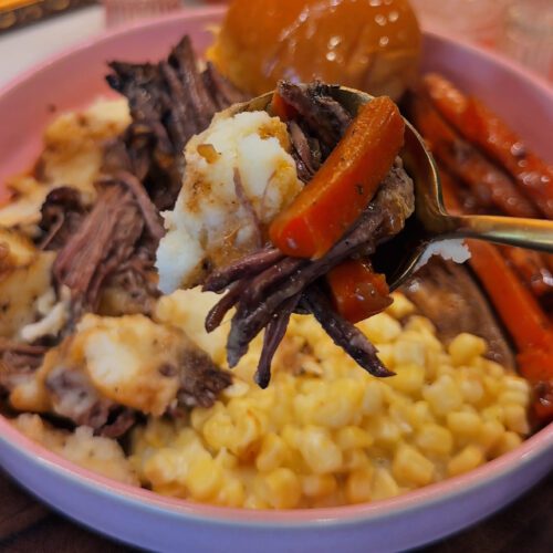 Homestyle Slow Cooker Pot Roast (with the BEST Gravy)