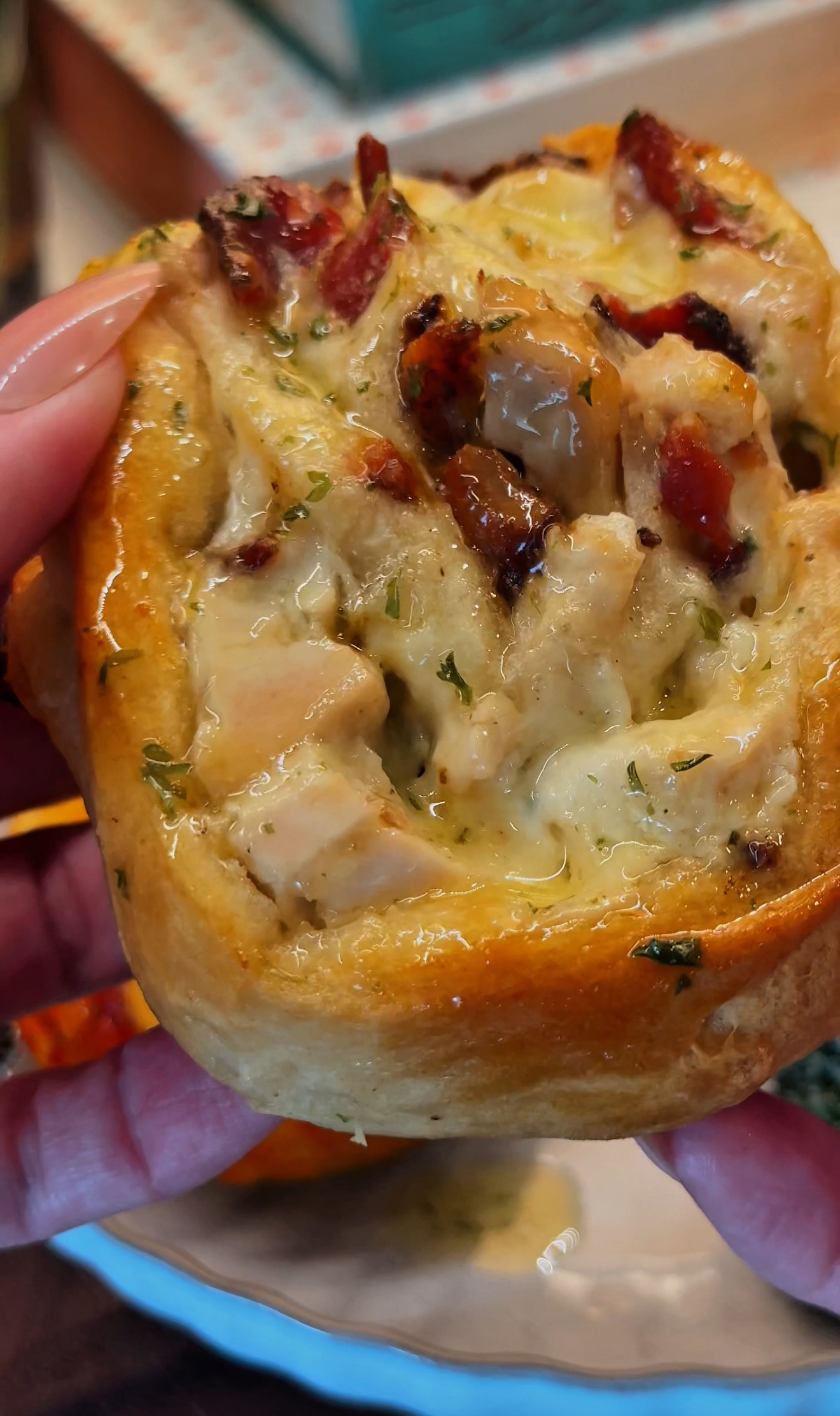 Chicken Bacon Ranch Pizza Pinwheels – KBees Recipes