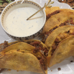 Crispy Baked Tacos with Ranch Dip (Easy Family Favorite!)