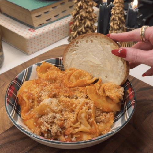 Easy & Creamy Turkey Tortellini