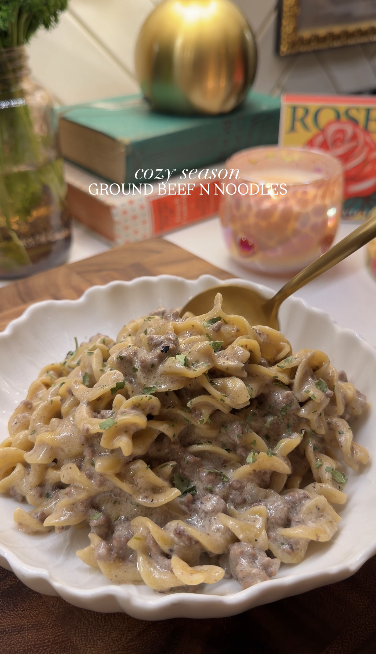 Ground Beef Stroganoff