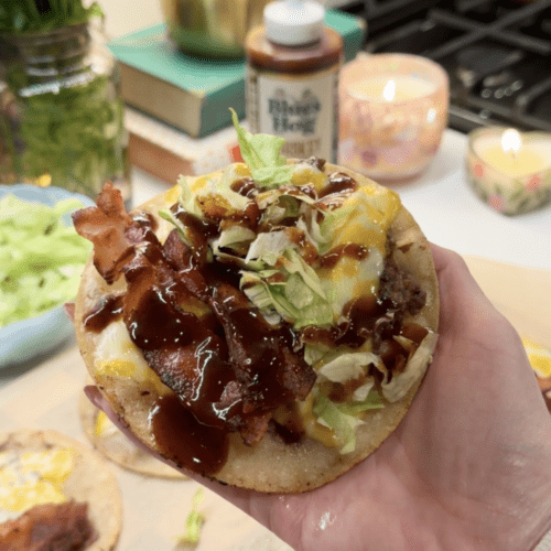BBQ Bacon Smash Tacos
