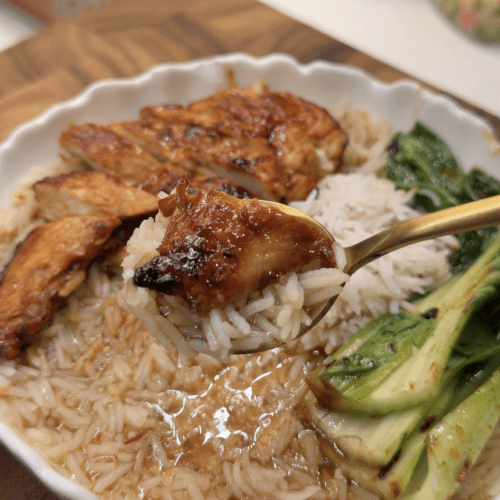 Miso-Ginger Chicken & Rice in a Cozy Savory Broth