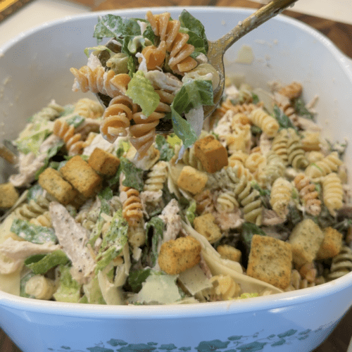 Chicken Caesar Pasta Salad