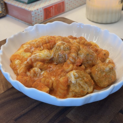 No-Boil Cheesy Fusilli Bake