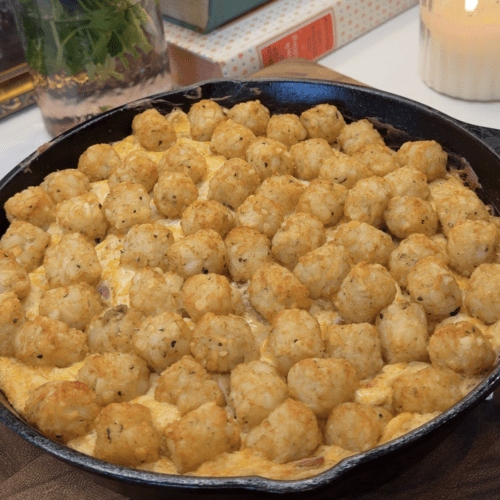 Creamy Ranch Chicken Tater Tot Bake (Grocery Day Dinner)