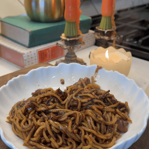 Slow Cooker Chicken Teriyaki Lo Mein