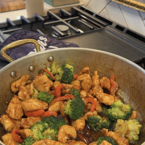 Easy Oven-Baked Orange Chicken Stir Fry