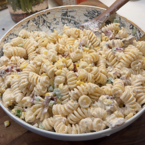 street corn pasta salad