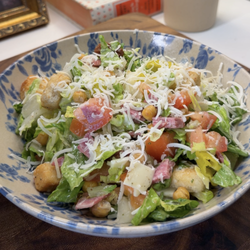 The Best Italian Chopped Salad with Crispy Chickpeas