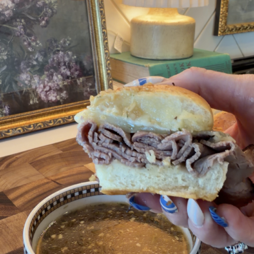Easy French Dip Sliders with Homemade Au Jus