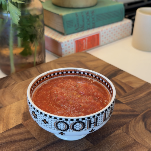Easy & Delicious Restaurant Style Salsa with Canned Tomatoes