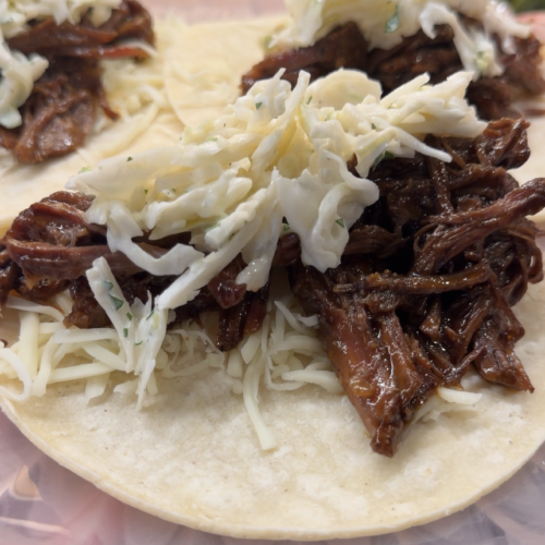 Ranch BBQ chuck Tacos