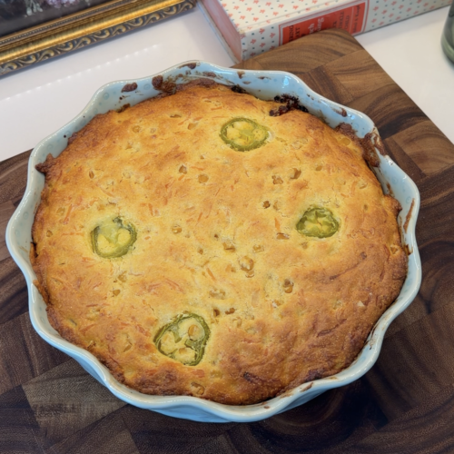 BBQ Pork Cornbread Casserole