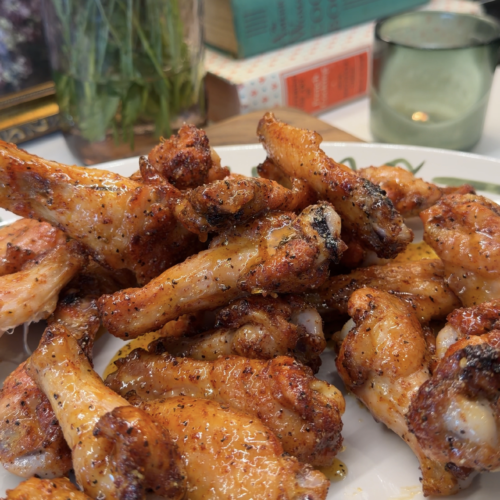 Crispy Honey Lemon Pepper Wings