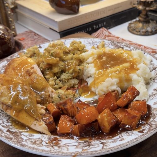Gooey Butter Fall Roast Chicken